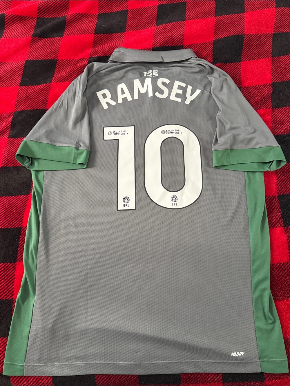 Cardiff City #10 Aaron Ramsey 2024-25 EFL Championship New Balance Away Jersey